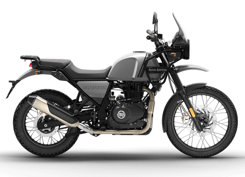 Royal Enfield Himalayan 410 Mirage Silver Side View