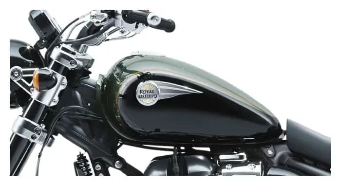 Royal Enfield –Super Meteor Bike - Sculpted Fuel Tank