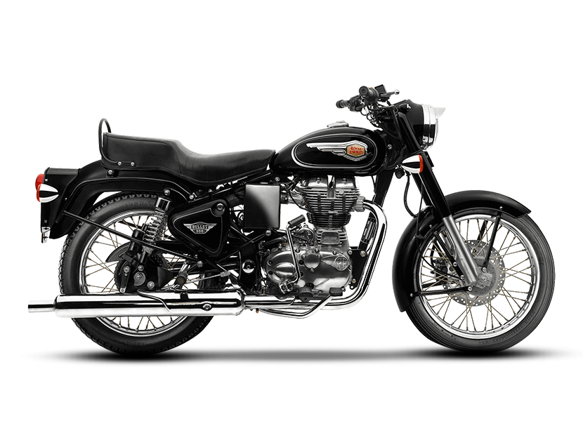 Bullet 500 Black Side View