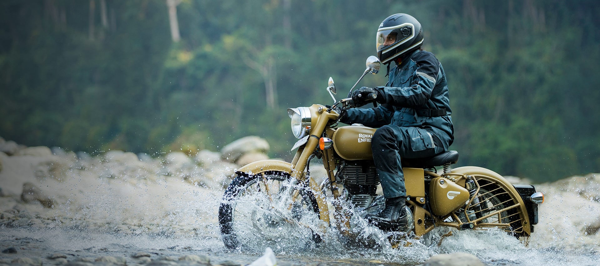 royal enfield desert storm spray paint