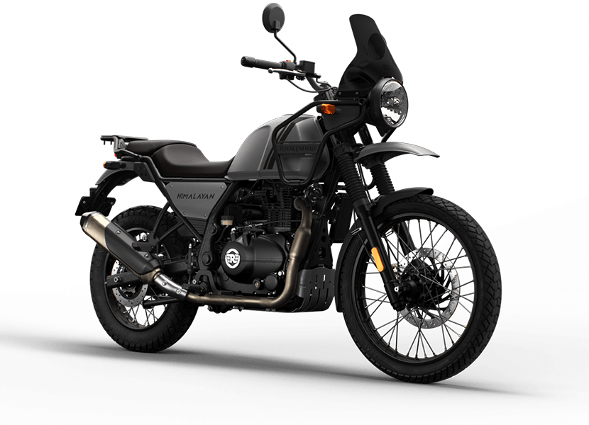 Royal Enfield Himalayan 411 Motorcycle Mirage Silver - Front View