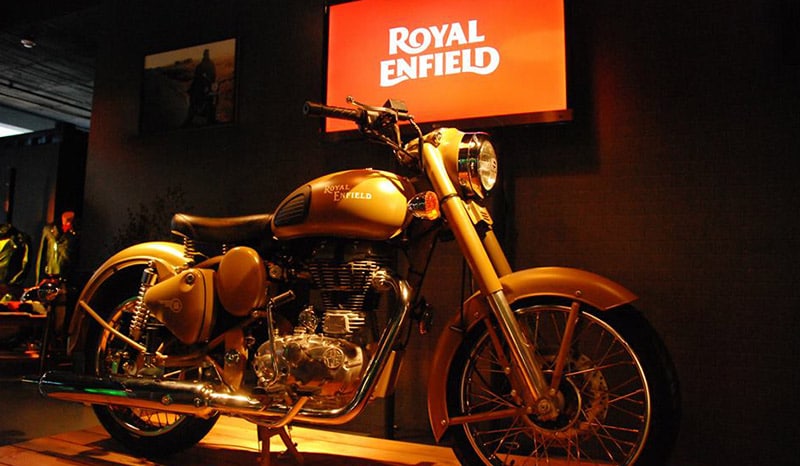 Royal Enfield showcase in Colombia