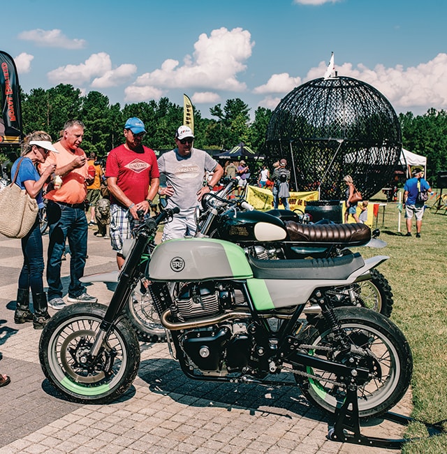 Royal Enfield at Barber Vintage Festival 2018